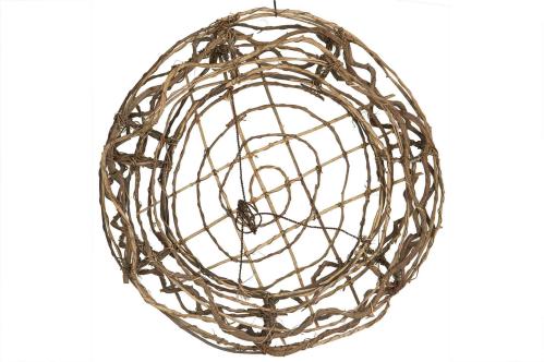 Dekorasjon - Hengende Kurv/Krans - Natur - Ø75 cm - www.frokenfraken.se
