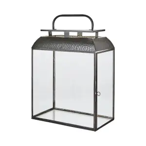 Lykt L - Svart - 31 x 18 x 40 cm - www.frokenfraken.se