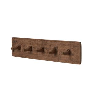 Hengere i Tre med 5 Knagger - Vintage - 75 cm - www.frokenfraken.se