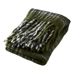 Teppe - Grønn/Svart/Hvit - 160 x 130 cm - www.frokenfraken.se