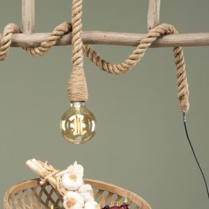Lampe - Rep Jute Natur - 150 cm - www.frokenfraken.se