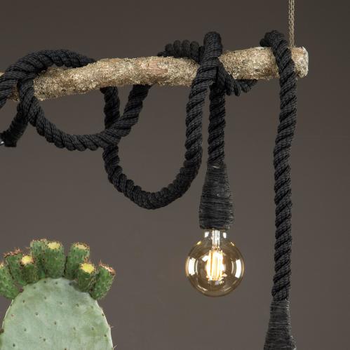 Lampe - Rep Svart - 150 cm - www.frokenfraken.se