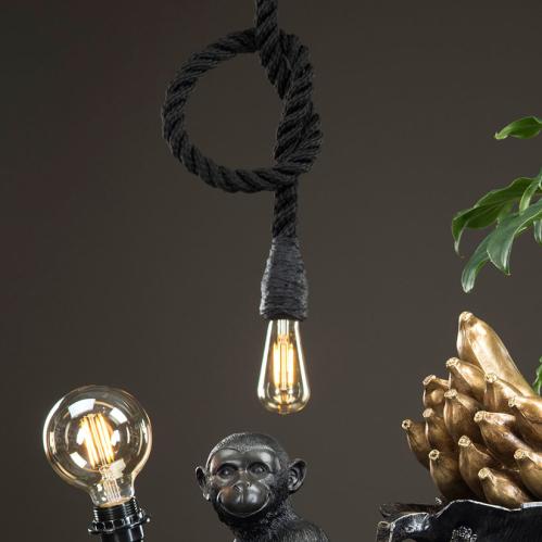 Lampe - Rep Svart - 150 cm - www.frokenfraken.se