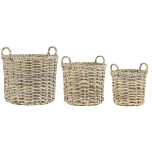 Kurver - 3 stk - Plastbelagt innside - Runde - 52 cm - www.frokenfraken.se
