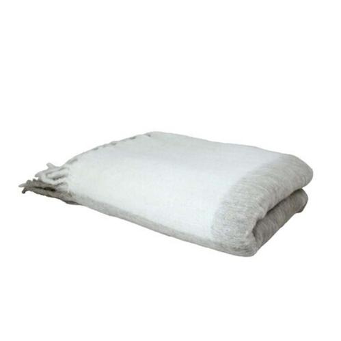 Ullteppe Rut Beige/Hvit - 125 x 150 cm - www.frokenfraken.se