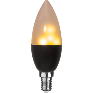 Dekorasjon - LED-lampe - flamme - e14 - www.frokenfraken.se