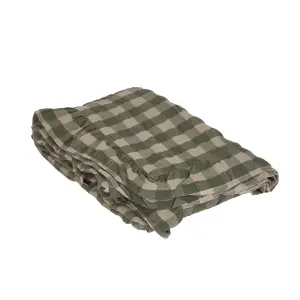 Duk - LISA - MØRKGRØN - 140x250cm - www.frokenfraken.se