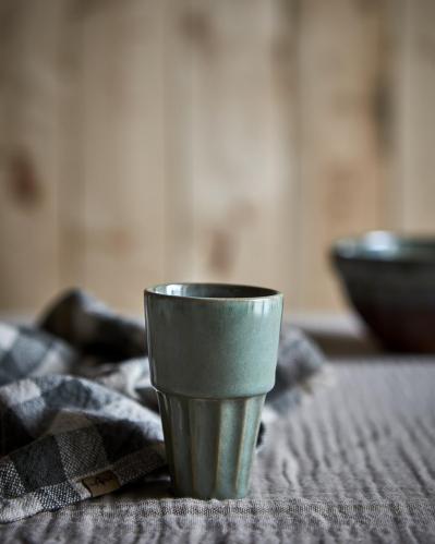 Kopp M - Costa - Lysegrønn/multifarget - Ø6 x 9 cm - www.frokenfraken.se