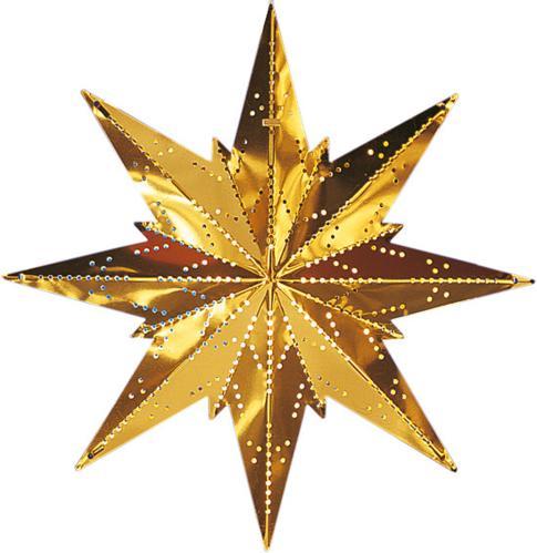 Adventsstjerne - Metall Mini - 25 cm - www.frokenfraken.se