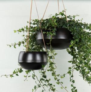 Ampel - Børstet Svart - Stor Ø32 cm - www.frokenfraken.se