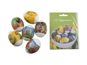 Eggvotter - Glade farger - 12 stk - www.frokenfraken.se