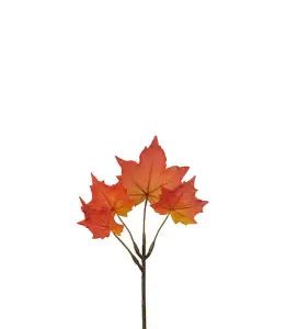 Höstkvist - Lønn - Orange - 20 cm - www.frokenfraken.se