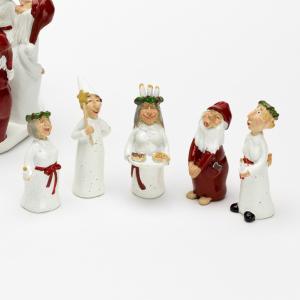 Luciatåg - Lite - 5 figurer - 8,5 cm - www.frokenfraken.se