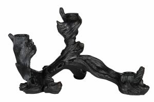 Lysstake - Knudrete rød - Brun/Svart Poly - 30 cm - www.frokenfraken.se