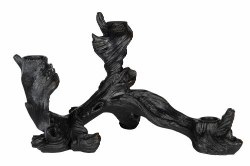 Lysstake - Knudrete rød - Brun/Svart Poly - 30 cm - www.frokenfraken.se