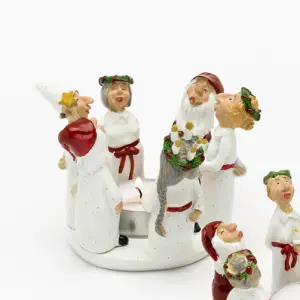 Lyslykt - Luciaring - Votivlys - 12 x 11 x 9,5 cm - www.frokenfraken.se