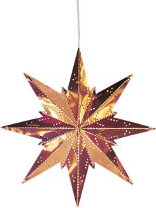 Adventsstjerne - Metall Mini - 25 cm - www.frokenfraken.se
