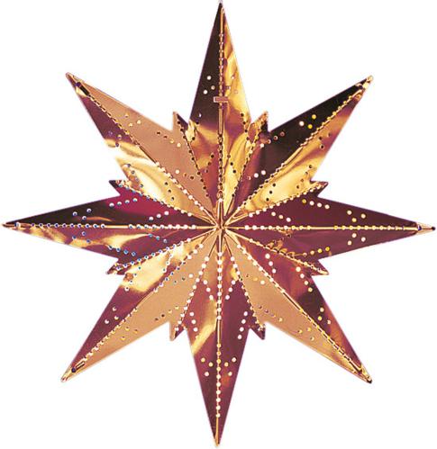 Adventsstjerne - Metall Mini - 25 cm - www.frokenfraken.se