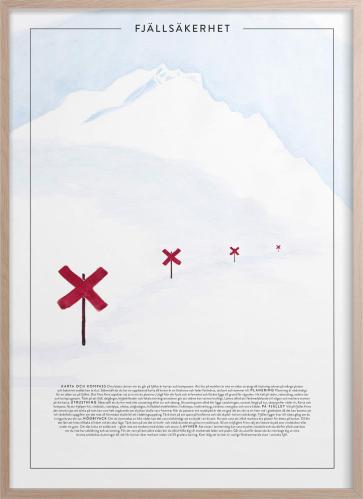 Plakat - Fjellsikkerhet - 30 x 40 cm - www.frokenfraken.se