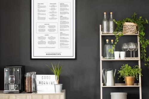 Plakat - Husmorstips - 30 x 40 cm - www.frokenfraken.se