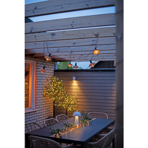Bordslampe Utendørs - Sopp Hvit - 28 cm - www.frokenfraken.se