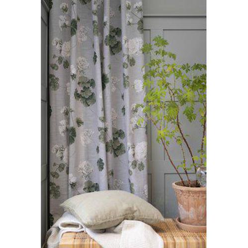 Gardiner - Multiband - Pelargon - Lys grå - 2 stk - 145 x 245 cm - www.frokenfraken.se