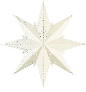 Adventsstjerne - Metall Mini - 25 cm - www.frokenfraken.se