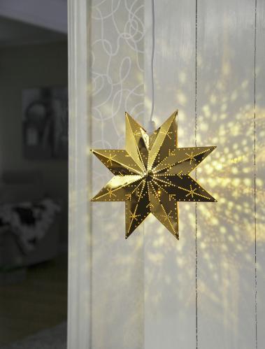Adventsstjerne - Metall Classic - 28 cm - www.frokenfraken.se