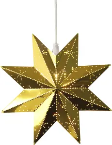 Adventsstjerne - Metall Classic - 28 cm - www.frokenfraken.se