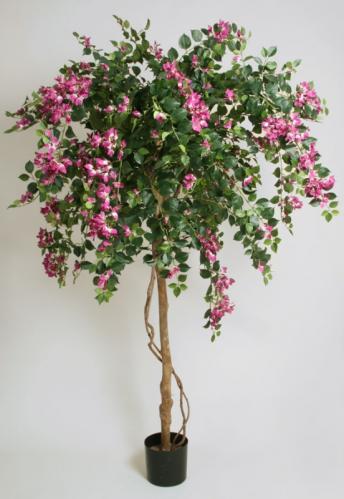 Bougainvillea - Blomstrende stort tre - Lilla - Kunstig plante - 140 cm - www.frokenfraken.se