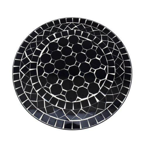 Trädgårdsbord - Svart Mosaik - Järn - Ø70 x 72 cm - www.frokenfraken.se