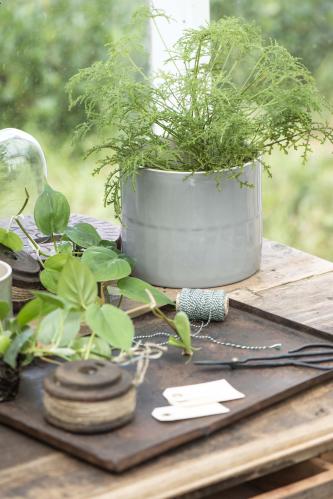 Tre spole med jutesnor & saks - Ø12 X 6 CM - www.frokenfraken.se