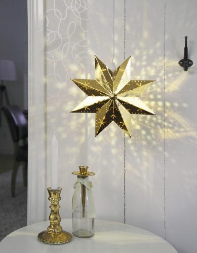 Adventsstjerne - Metall Classic - 28 cm - www.frokenfraken.se