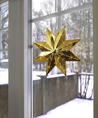 Adventsstjerne - Metall Classic - 28 cm - www.frokenfraken.se
