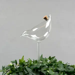 Bevatningsglass - Fugl - 10 x 25 cm - www.frokenfraken.se