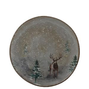 Tallerken - Hjort/Vinter - Ø21 cm - www.frokenfraken.se