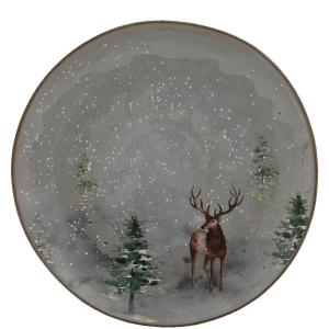 Tallerken - Hjort/Vinter - Ø28cm - www.frokenfraken.se