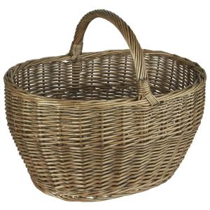 Kurv med håndtak - Brun - 45 cm - www.frokenfraken.se