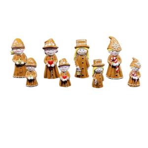Pepperkakemann – Barn – 4 figurer – 8,5 x 3 x 3 cm - www.frokenfraken.se