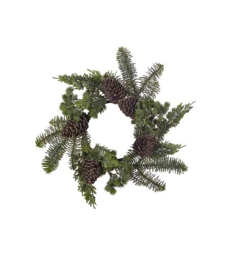 Krans med kongler - Julekrans - Ø40 cm - www.frokenfraken.se