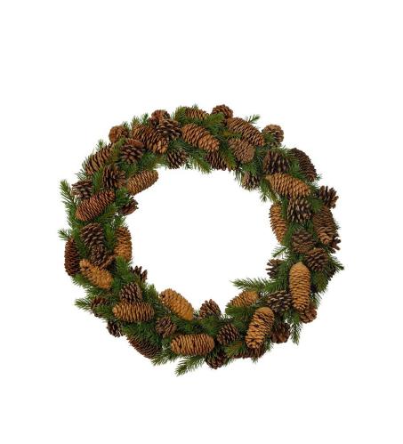 Krans med kongler - Julekrans - Ø45 cm - www.frokenfraken.se