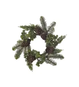 Krans med kongler - Julekrans - Ø40 cm - www.frokenfraken.se