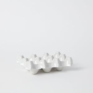 Eggholder - Hvit - 16,2 x 12,2 x 5 cm - www.frokenfraken.se