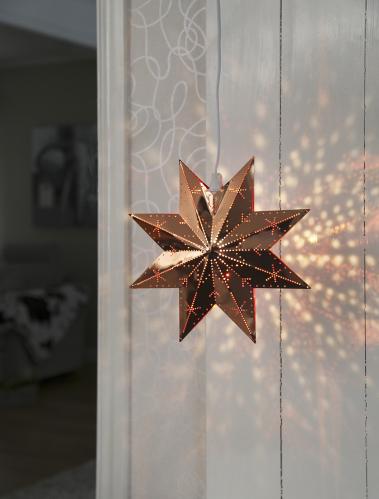Adventsstjerne - Metall Classic - 28 cm - www.frokenfraken.se