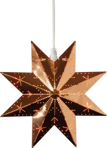 Adventsstjerne - Metall Classic - 28 cm - www.frokenfraken.se