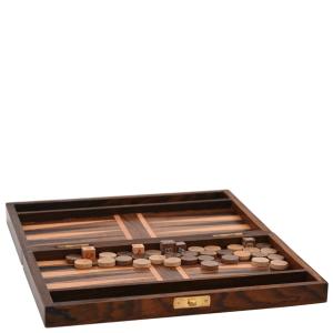 Backgammon - Brettspill i tre - 15 x 25 x 4,5 cm - www.frokenfraken.se