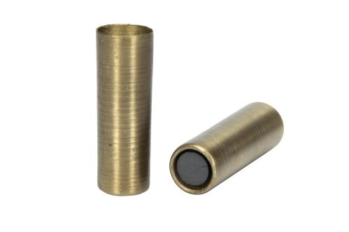Ljusholder med magnet - Kronelys - Antikk messing - Ø2,3 x 7 cm - www.frokenfraken.se