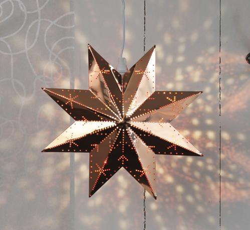 Adventsstjerne - Metall Classic - 28 cm - www.frokenfraken.se