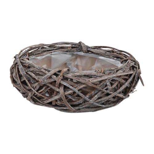 Korg - Planteringskorg av grenar - 38 cm - www.frokenfraken.se