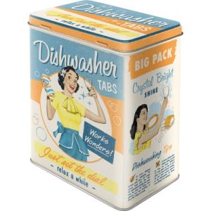 Plåtburk - Oppvaskmaskintabletter - L - www.frokenfraken.se